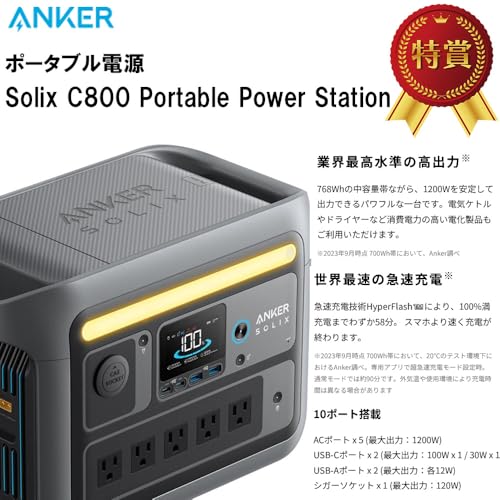 SOTOくじ SOTO福袋 新春 プレミア No:ST-310 レギュレーターストーブ アウトドアくじ スノーピークスくじ ヘリノックスくじ AnkerModel:A1761511 Solix C1000 ポータブル電源 野遊びセットアメニティドームMセット 中間 画像