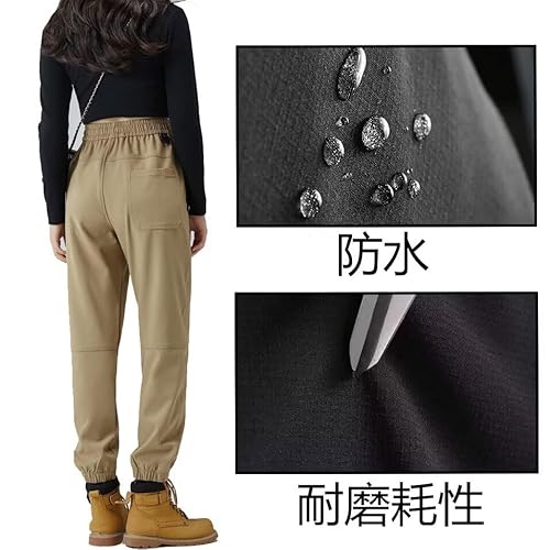 [Anyanmoutn] トレッキングパンツ レディース 登山 パンツ アウトドアパンツ 長ズボンクライミング 裏起毛 防寒 防風 厚手保温 防止ピリング 秋冬用 最後 画像