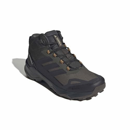 アディダス トレッキングシューズ テレックス スカイチェイサー AX5 ミッド GORE-TEX ユニセックス大人 NMQ36 シャドーオリーブ/カーボン/ブロンズストレータ (JR3980) 26.0 cmの特徴・詳細 画像