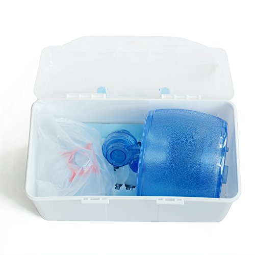 PVC BVMバッグ、MPRコンプリートセットのマニュアル簡単な装置応急処置キット,頑丈ボックスが含まれています,大人用の外観・全体像 画像