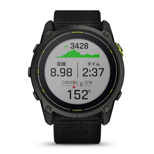 ガーミン(GARMIN) Enduro 3 51mm 【ランニング・ゴルフ・登山・サイクリング等30種類以上対応】【Android/iOS対応】【Suica機能搭載】【ビジネスシーンもOK】【日本正規品】心電図(ECG)アプリ対応モデルの特徴・詳細 画像
