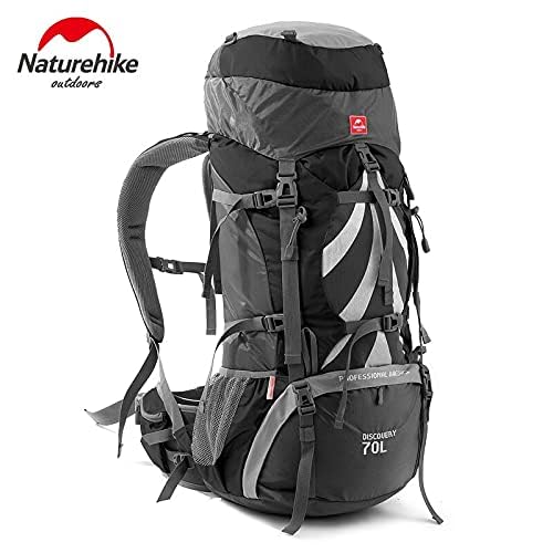 Naturehike-登山,ハイキング,アウトドア用のプロの登山バッグ,レインカバー付きの防水バックパック大容量 収納性 軽量 高通気性 多機能 男女兼用 旅行用の特徴・詳細 画像