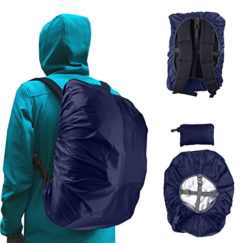 Frelaxy リュックカバー ２倍以上の防水性 8色 5サイズ (ミッドナイトブルー, S)の詳細・まとめ 画像