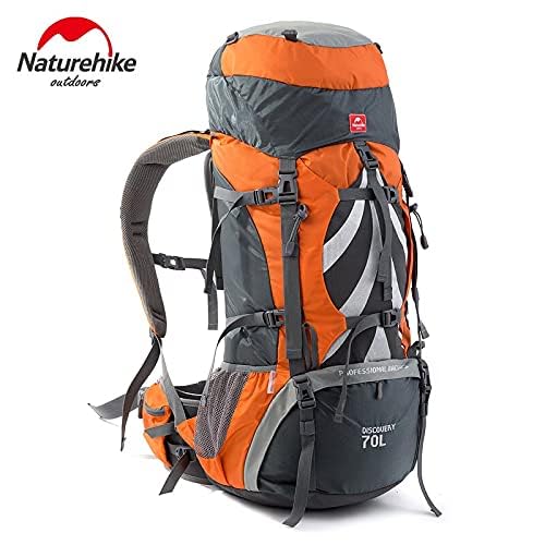 Naturehike-登山,ハイキング,アウトドア用のプロの登山バッグ,レインカバー付きの防水バックパック大容量 収納性 軽量 高通気性 多機能 男女兼用 旅行用の詳細・まとめ 画像