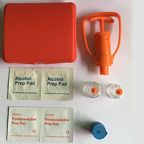 karonpeln ポイズンリムーバー スネークバイト ハイキング バックパッキング 毒吸引器 蚊や蜂や蛇などの毒液・毒針を吸引 応急処置工具 キャンプ用のハチ刺されキット 携帯ケース付の特徴・詳細 画像