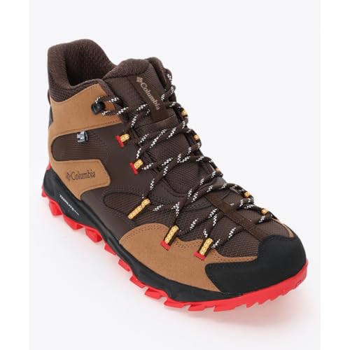 [コロンビア] ハイキングシューズ セイバー シックス ミッド アウトドライ ワイド YI8972 メンズ 27.5cm Bark, Red Sparkの詳細・まとめ 画像