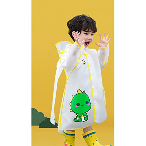 [ZAI2] レインポンチョ 男の子 保育園 通学用レインコート 黄 レインウェア 大きいつば 前開き 通気性 軽い S ツバ付き ポンチョ キッズ 通学 小動物柄 防災 防水 子供 レインコート かっぱ アウトドア ランドセル対応 ポケット付きの詳細・まとめ 画像