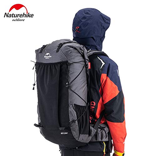 Naturehike新屋外バッグ40L + 5L超軽量420Dナイロン防水登山リュックスポーツバッグハイキング旅行のバックパック大容量 収納性 軽量 高通気性 多機能 男女兼用 旅行用の特徴・詳細 画像
