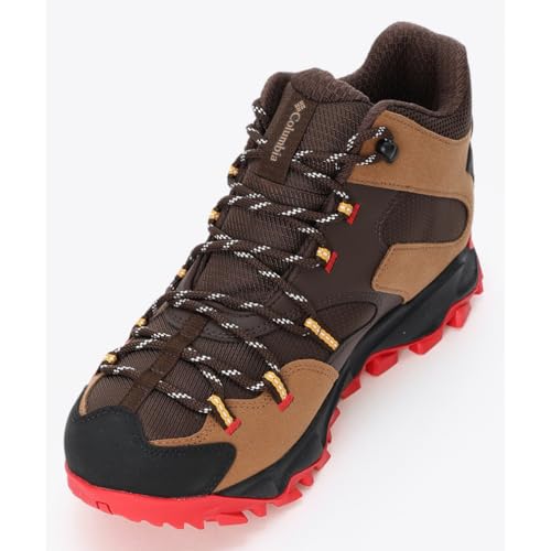 [コロンビア] ハイキングシューズ セイバー シックス ミッド アウトドライ ワイド YI8972 メンズ 27.5cm Bark, Red Sparkの特徴・詳細 画像