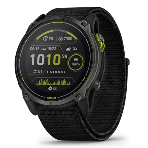 ガーミン(GARMIN) Enduro 3 51mm 【ランニング・ゴルフ・登山・サイクリング等30種類以上対応】【Android/iOS対応】【Suica機能搭載】【ビジネスシーンもOK】【日本正規品】心電図(ECG)アプリ対応モデル 1