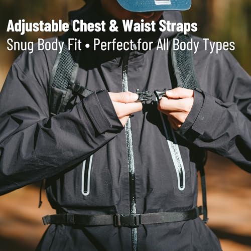 Naturehike Hydrogen Small クロスボディバッグ 男女兼用 - 5L/15L/25L 調節可能な防水バックパック サイクリング 旅行用, 15リットル。, 5L, ミニマル。の特徴・詳細 画像