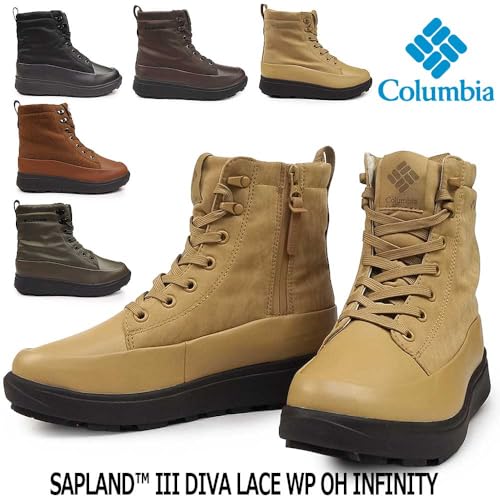 [コロンビア] ブーツ サップランド スリー ディーヴァ レース ウォータープルーフ オムニヒートインフィニティ YL9101 レディース 24.5cm ブラックの特徴・詳細 画像