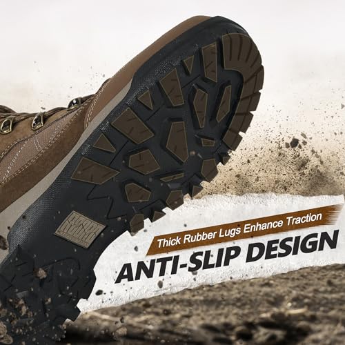 [R CORD] レディース トレッキングシューズ 防水 防滑 通気 衝撃吸収 耐摩耗性 登山 ハイキング アウトドア 厚底 旅行用 全天候対応 釣り靴 おしゃれ 遠足 ハイキング 運動靴 ブラウン 23.5cmの特徴・詳細 画像