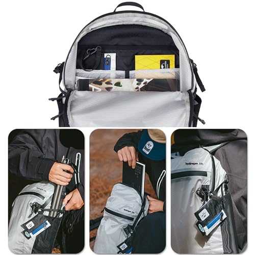 Naturehike Hydrogen Small クロスボディバッグ 男女兼用 - 5L/15L/25L 調節可能な防水バックパック サイクリング 旅行用, 15リットル。, 5L, ミニマル。の詳細・まとめ 画像