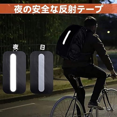 [JITIFAZH] リュックカバー 防水防雨 4サイズ ザックカバー 2倍以上の防水性 、反射ベルト付き（18-70 L）、滑り止め調節可能なクロスバックル2個收纳简单の特徴・詳細 画像