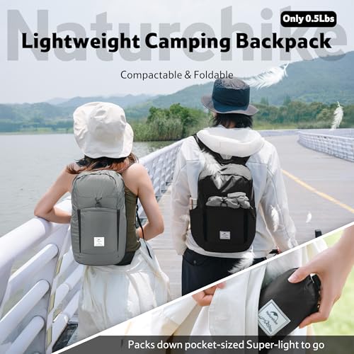 Naturehike 30L 軽量ハイキングバックパック、防水キャンプ収納可能バックパック、旅行飛行機用超軽量デイパックの特徴・詳細 画像