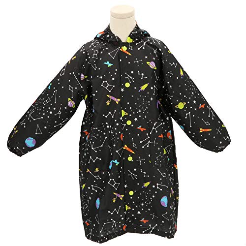 キッズ レインコート 女児 男児 110ｃｍ 6711856コスモ.黒 1