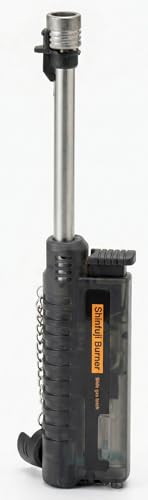 新富士バーナー(Shinfuji Burner) スライドガストーチ スケルトンブラック RZ-520C2SB 【小型強力耐風バーナー 】【線香/ロープ切断/ハンダ付など】【ガス充てん式】 1
