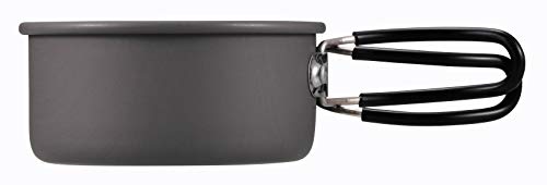 キャプテンスタッグ(CAPTAIN STAG) アウトドア キャンプ クッカー クッカーセット アルミ製 硬質アルマイト加工 ソロクッカーセット 収納バッグ付き Sサイズ トレッカー UH-4106の特徴・詳細 画像