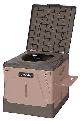 スツーレ Step 簡易トイレ 非常用トイレ 【防災グッズ 大賞 2025】 災害用 トイレ 防災トイレ 携帯トイレ 耐荷重150kg 折りたたみ アウトドア レジャー 釣り(ワインレッド・L）排便袋&凝固剤5個付 1