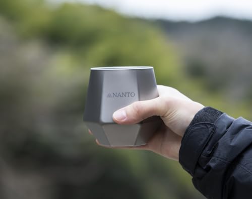 NANTO チタンヘキサコップ 240ml TCU240 チタン製 ダブルウォール 2重構造 ソロキャンプ マグカップ 超軽量 頑丈 直火 アウトドア キャンプ用品の特徴・詳細 画像
