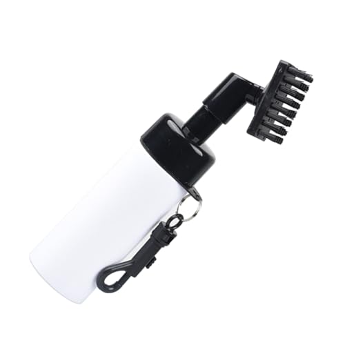 AMSLSIU ゴルフクラブ溝クリーンブラシパットヘッドゴルファー練習キーホルダーブラシチューブクリーニングツール屋外ゴルフアクセサリー, 白の外観・全体像 画像