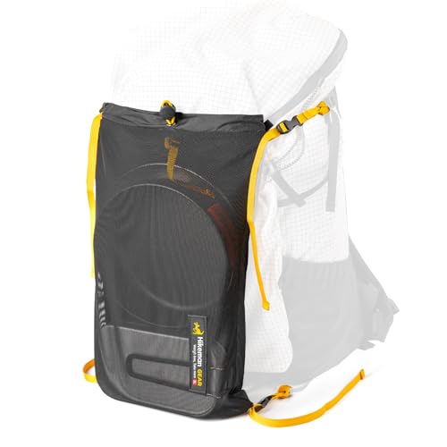 [HIKEMAN] 登山用 拡張収納 ポーチ リュックにつけるポーチ 汎用品 ザックの拡張収納 外付け拡張カスタム サブバック 防水 超軽量 ベルト長さ調整可能 トラベル 旅行 キャンプ アウトドア (ブラック) 1