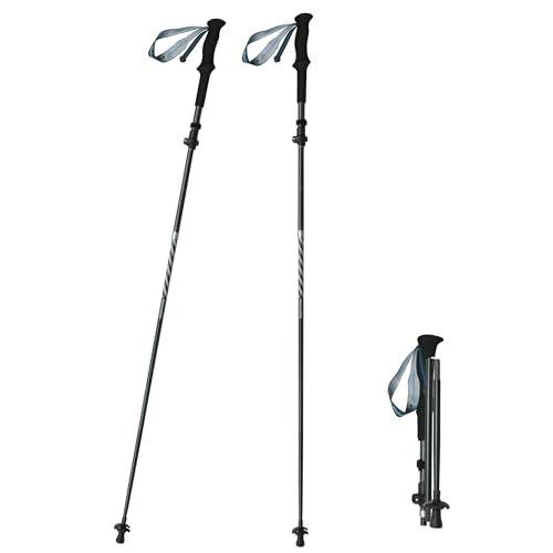 Naturehike公式ショップ トレッキングポール 折りたたみ式 2本セット 登山 ストック カーボン+アルミ 197g/本 ウォーキングポール 山登り 軽量 ハイキング コンパクト アウトドア 男女兼用 1