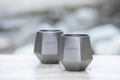 NANTO チタンヘキサコップ 240ml TCU240 チタン製 ダブルウォール 2重構造 ソロキャンプ マグカップ 超軽量 頑丈 直火 アウトドア キャンプ用品の特徴・詳細 画像
