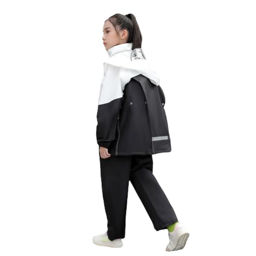 [LJZM] レインコート キッズ 上下 セパレート 子供 レインスーツ ランドセル対応 雨具 カッパ レインウエア ジュニア 男の子 女の子 男女兼用 梅雨対策 通園 通学 遠足 (ホワイト, 2XL)の詳細・まとめ 画像