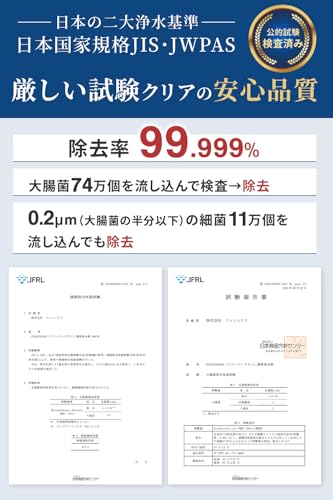 【日本規格JIS検査済み】 携帯浄水器 アウトドア 登山 旅行 防災 災害用 グッズ 手動 飲料水 8000L 高性能 3層 フィルター(活性炭/PP) ペットボトル対応 PLEASINGSAN 【プリージングサン】の特徴・詳細 画像