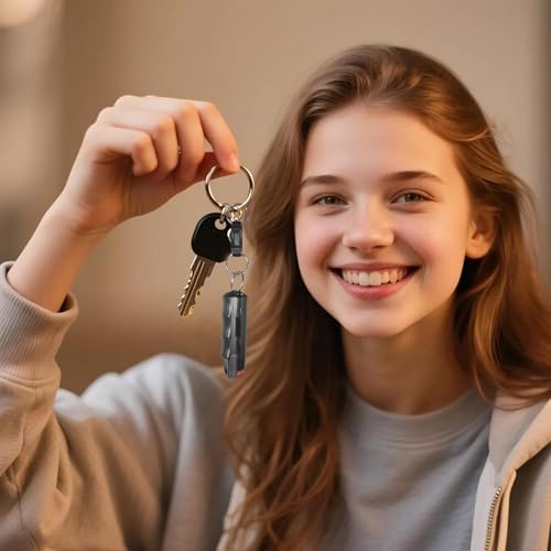 キーホルダーに簡単に取り付け可能なコンパクトサイズのペッパースプレー - 強力なクイックリリース機能 - 安全小型ペッパースプレーキーホルダー | アウトドア・キャンパス・夜間・通勤・ランニング・ハイキング・ウォーキング・旅行にの特徴・詳細 画像