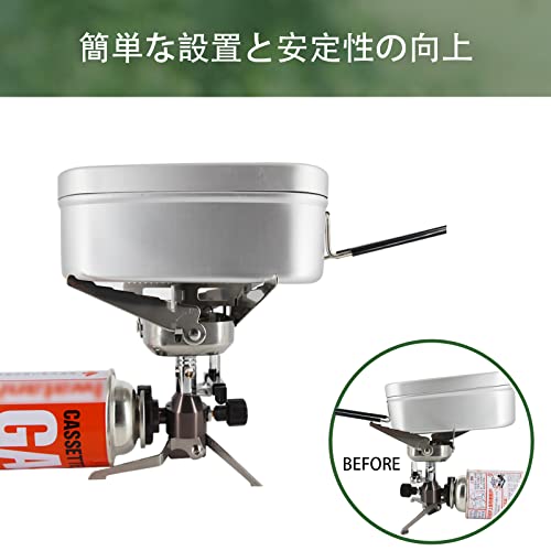 Topodong 五徳 イワタニ Iwatani ジュニアコンパクトバーナー ジュニアバーナー CB-JCB 専用 五徳 （TPD-89S） ※バーナー別売の特徴・詳細 画像