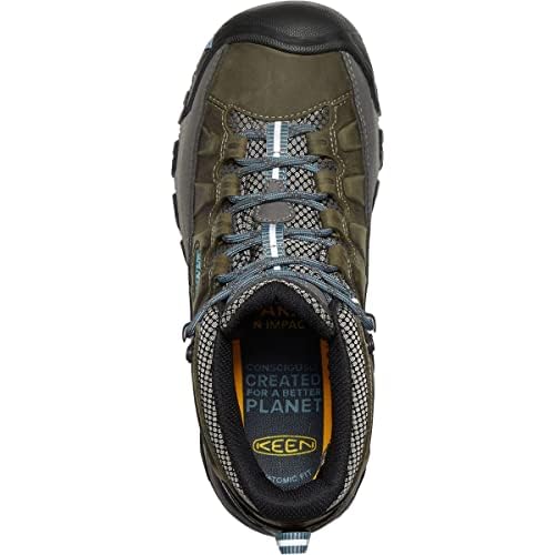 [キーン] トレッキングシューズ TARGHEE III MID WP ターギー スリー ミッド ウォータープルーフ 防水 レディース MAGNET/ATLANTIC BLUE 24.5 cmの詳細・まとめ 画像