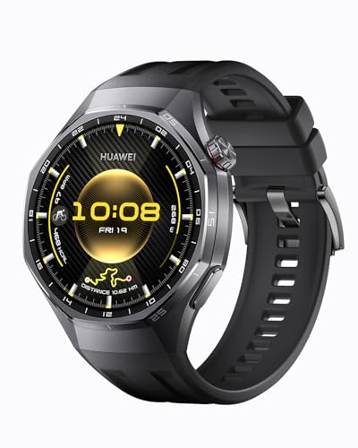 HUAWEI WATCH GT 6 Pro 46mm スマートウォッチ 1.47インチ大画面 最長21日間バッテリー サイクリング/登山/進化したゴルフナビ スポーツモード100種類以上 GPS搭載 心電図分析 健康/情緒モニタリング iOS/Android対応 ブラック 1