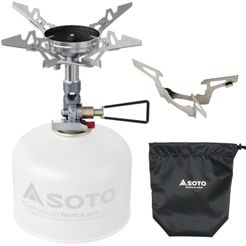 ソト(SOTO) マイクロレギュレーターストーブ ウインドマスター トライフレックスセット シングルバーナー SOD-311GS 1