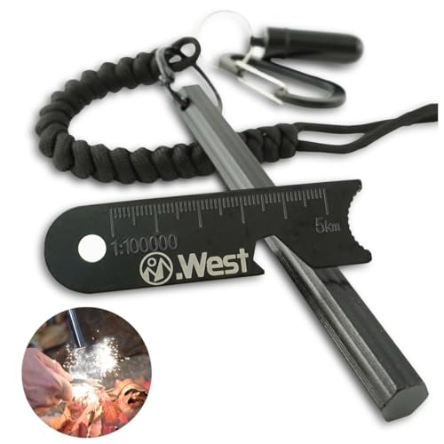 ファイヤースターター 【アウトドアガイド推奨】 六角 極太 メタルマッチ 火起こし 焚き火 着火 火打石 火打ち石 収納ケース付き キャンプ バーベキュー 1