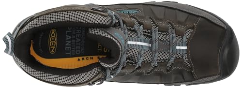 [キーン] トレッキングシューズ TARGHEE III MID WP ターギー スリー ミッド ウォータープルーフ 防水 レディース MAGNET/ATLANTIC BLUE 24.5 cmの特徴・詳細 画像