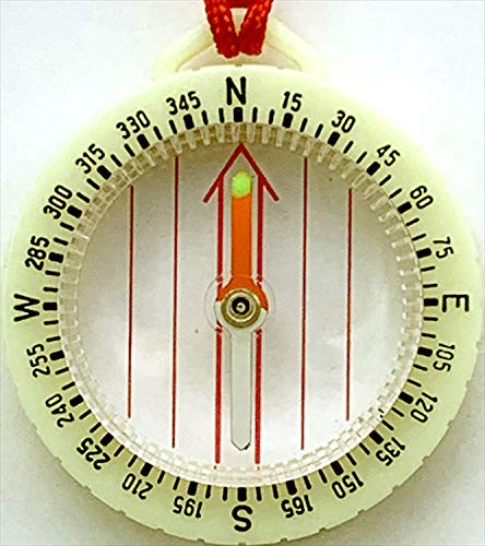 YCM アウトドア マップコンパス No.880N 蓄光型 ストラップ付き 13365の詳細・まとめ 画像
