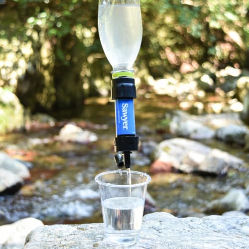 ソーヤー ミニ SP128 SAWYER | 携帯浄水器 浄水器 ポータブル浄水器 防災 防災アイテム 災害用 非常用 キャンプ キャンプ用品 アウトドア アウトドア用品 登山【日本正規品】 (ブルー（通常版）)の特徴・詳細 画像