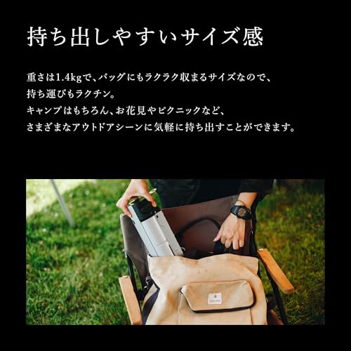 スノーピーク(snow peak) HOME&CAMPバーナー カーキ GS-600KH 卓上 ガスコンロ コンパクト アウトドア キャンプ 調理の特徴・詳細 画像