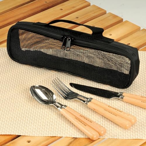 キャプテンスタッグ(CAPTAIN STAG) アウトドア カトラリーケース カトラリーメッシュケース UL-2075の特徴・詳細 画像