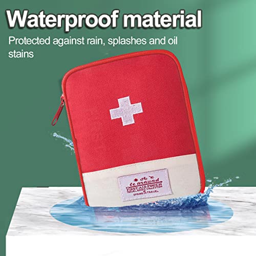 Getrays 旅行ミニ救急ポーチ、ポータブルミニ応急処置キット医薬品箱用wishlotusメディカルキットスポーツキャンプのための空のバッグハイキング屋外アクティビティ緊急事態-2個の詳細・まとめ 画像