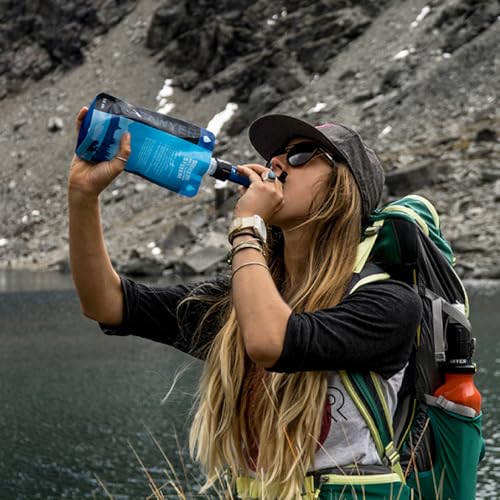 ソーヤー ミニ SP128 SAWYER | 携帯浄水器 浄水器 ポータブル浄水器 防災 防災アイテム 災害用 非常用 キャンプ キャンプ用品 アウトドア アウトドア用品 登山【日本正規品】 (ブルー（通常版）)の特徴・詳細 画像