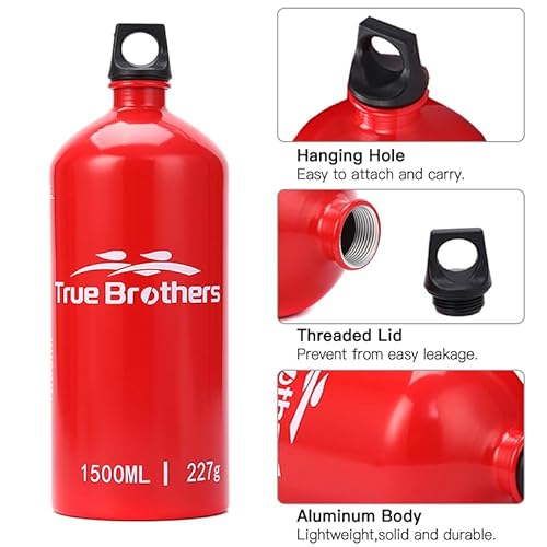ガソリン携行缶 1500ml ポータブル 燃料ボトル 緊急用 アウトドア 携帯燃料缶 耐衝撃 長寿命 漏れ防止 キャンプハイキングバックパッキング用の詳細・まとめ 画像