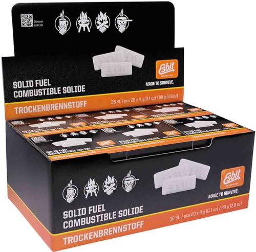 エスビット(Esbit) 固形燃料スタンダード(4g×20個入) ES10220000の詳細・まとめ 画像