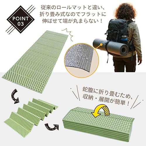 ジージーエヌ キャンプマット アウトドアマットの特徴・詳細 画像