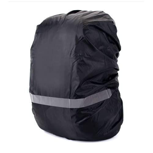 [RemarksJapan] リュックカバー レインカバー ザックカバー 防水 撥水 反射材付き 雨具 通勤 通学 梅雨対策 ブラック 1