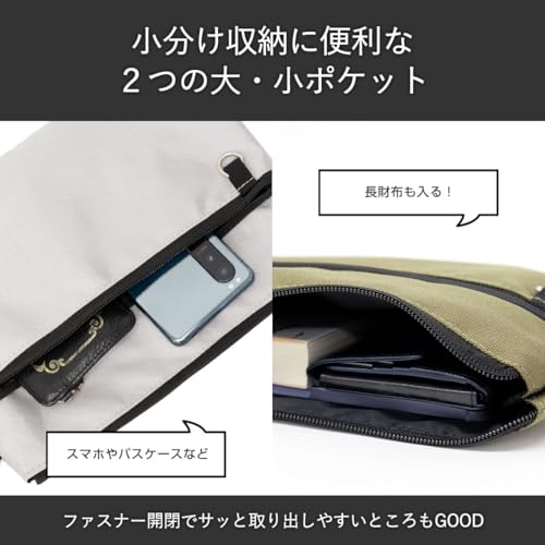 [BEEL] ベール サコッシュ バッグ ショルダーバッグ 小さめ 軽量75ｇ 斜め掛け 登山 トラベル ハイキング アウトドア ネイビーの特徴・詳細 画像