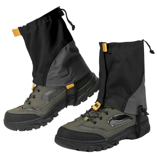 防水レッグゲイター 登山靴・シューズ用 軽量調整式 男女兼用 登山/スノーシュー用ゲイターの外観・全体像 画像